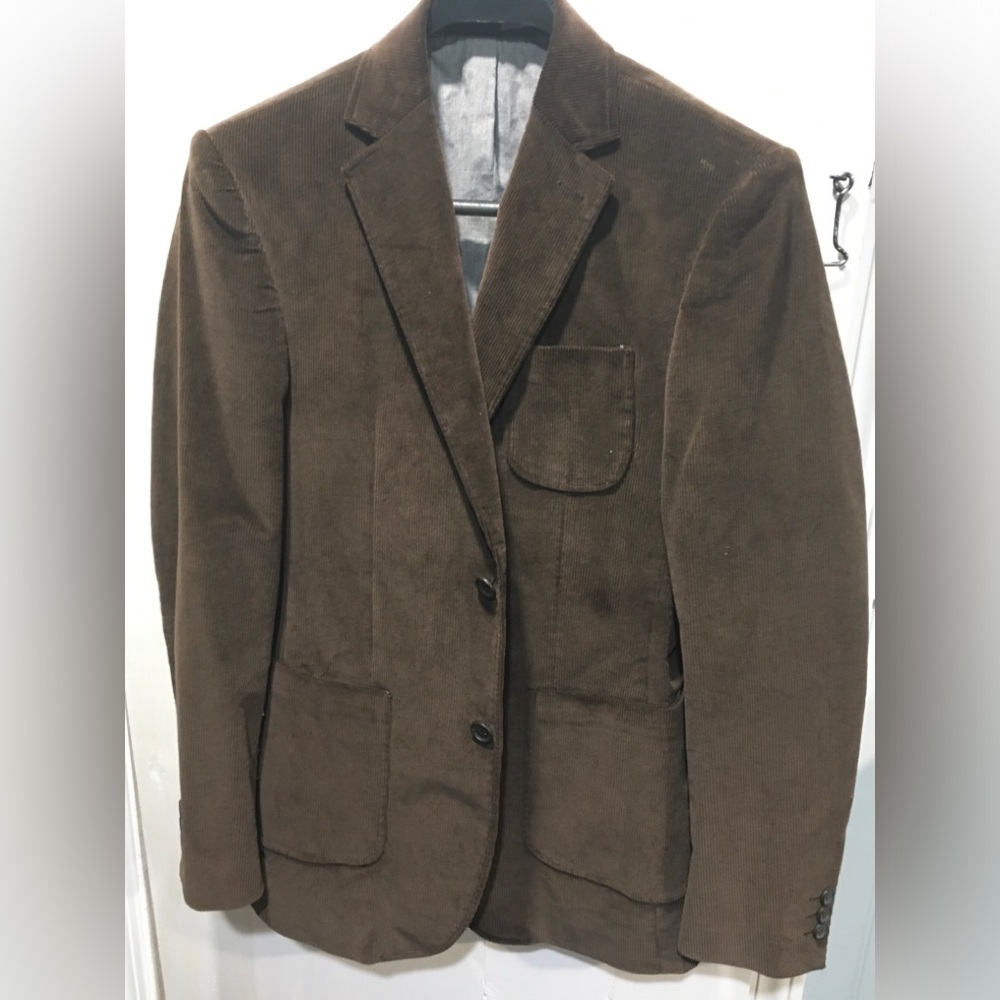 Frank & Oak vintage corduroy sports coat brown size 36R